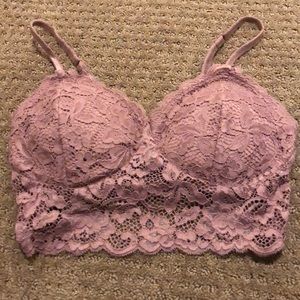 Violet Lace Bra. Size S.